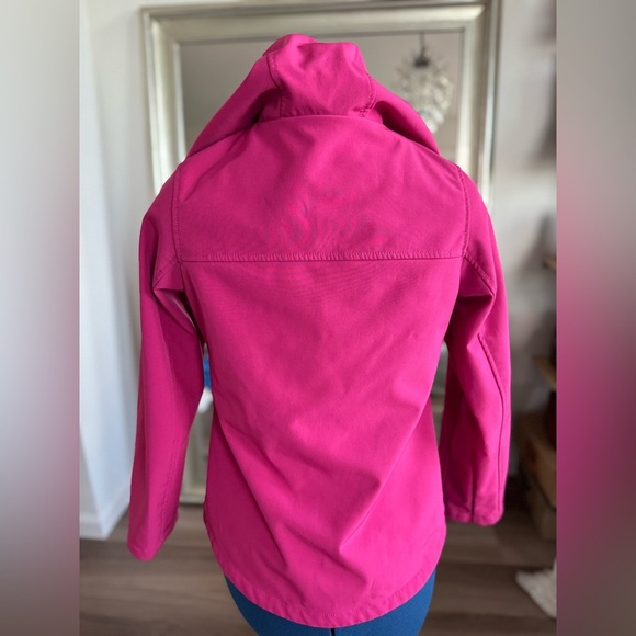 Michael Kors Girls Pink Soft Shell Fleece Lined Coat Jacket Size 14 - Picture 7 of 12